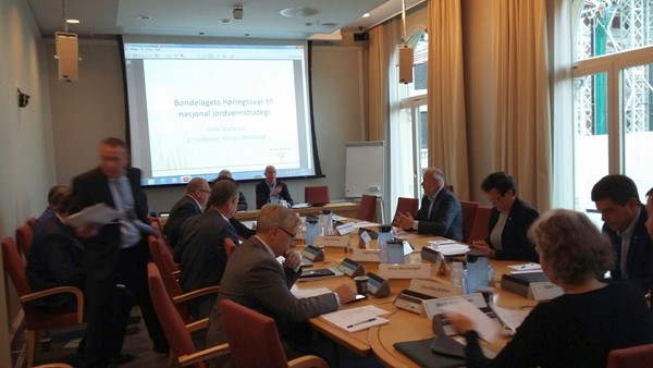 Norges Bondelag la også fram sin høringsuttalelse for næringskomiteen