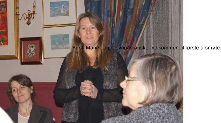 Kirsti Marie Lager Lyngås - Stiftelsesmøte 6.12.12