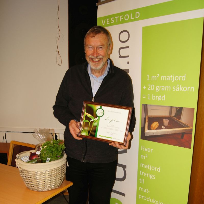 Svend Aage Petersen Årets matjordpris-vinner 2015