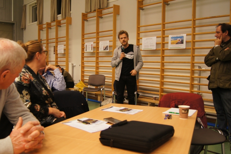 Anders Brodin Naturvernforbundet i Tønsberg og Eirik Sunde fra Kaldnes AS ble enige om å samarbeide for å engasjere ungdommen
